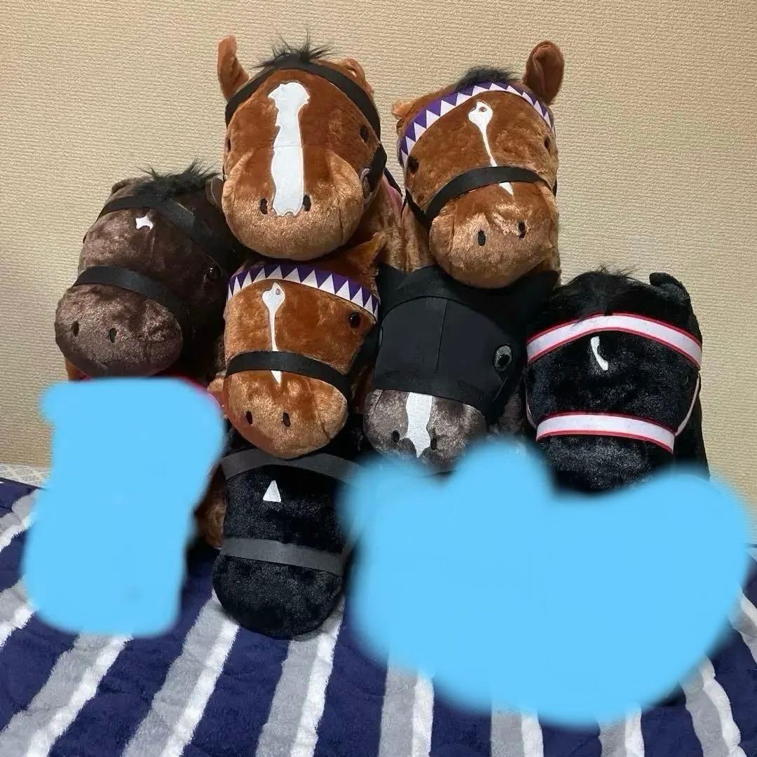 バラ売り可能　サラブレッドコレクション　ふわふわBIGぬいぐるみ　９頭セット