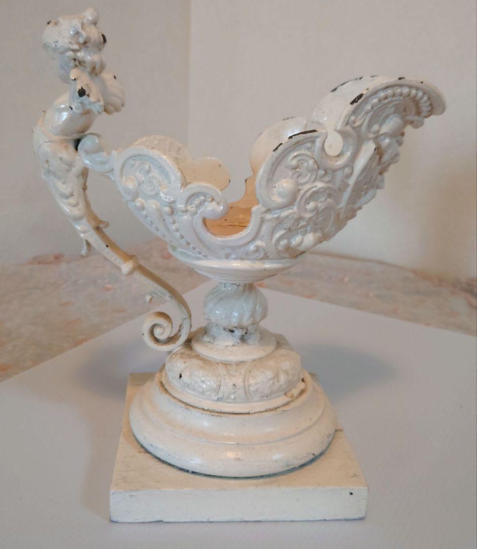 白いオブジェ天使 アンティーク エンジェル イギリス