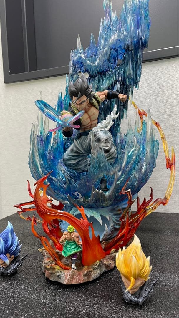 限定絶版ドラゴンボールゴジータガレージキットスタチュー1/6サイズシリアル付