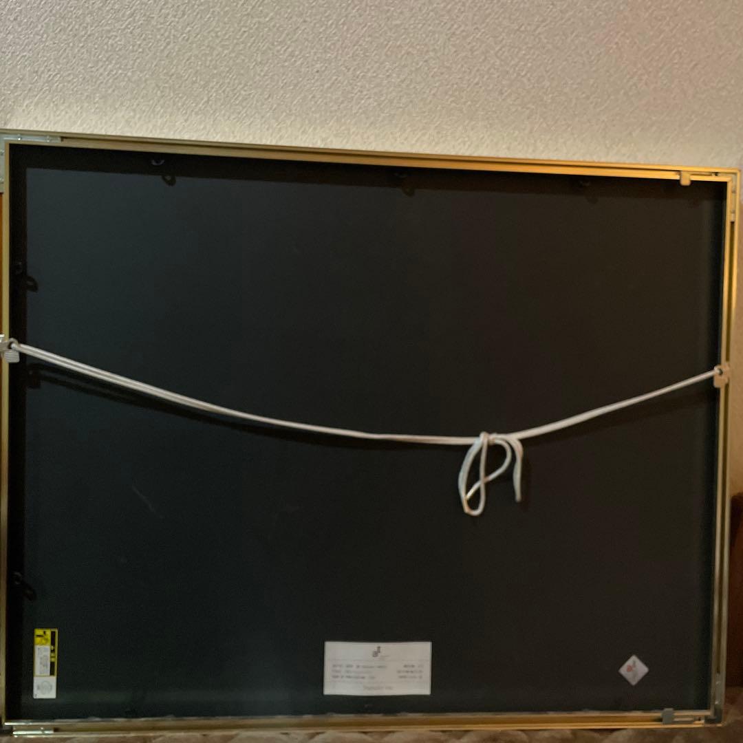 粟津潔 Awazu 「鳥たちとテレビ」 リトグラフ直筆サイン　真作　15/30部