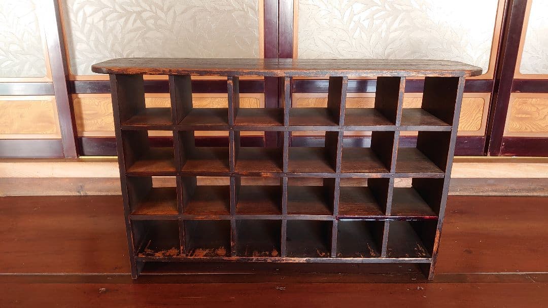 薬棚　飾棚　家具　大正家具　インテリア　蔵出し　現品　価格応談