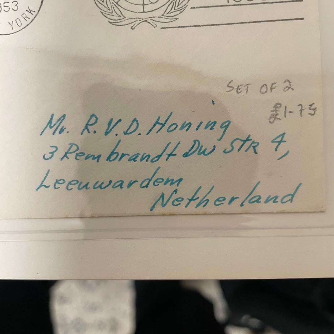 国連FDCカード 1950〜1980年代 初日カバー UN