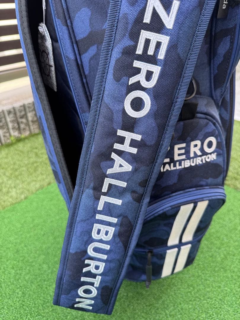 処分価格 ゼロハリバートン ネイビー キャディバッグ