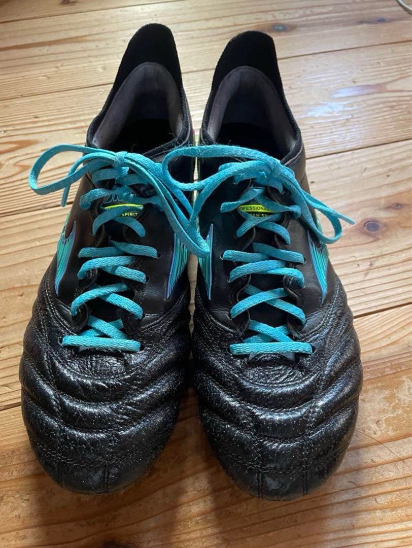 Mizuno サッカーシューズ ブラック/ブルー/グリーン