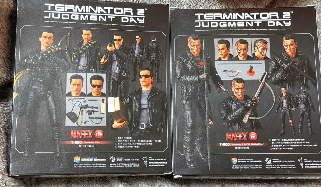 MAFEX T-800フィギュア ターミネーター2 メディコムトイ　シュワルズ