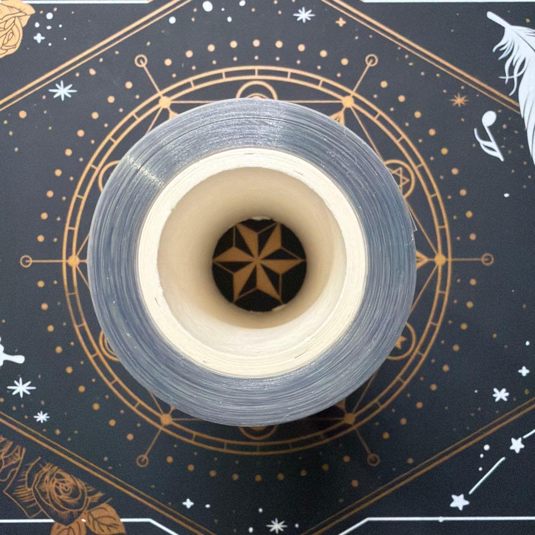 【8956】海外　マステ　中古巻　貝殻光マスキングテープ　バラ　ユリ　装飾系