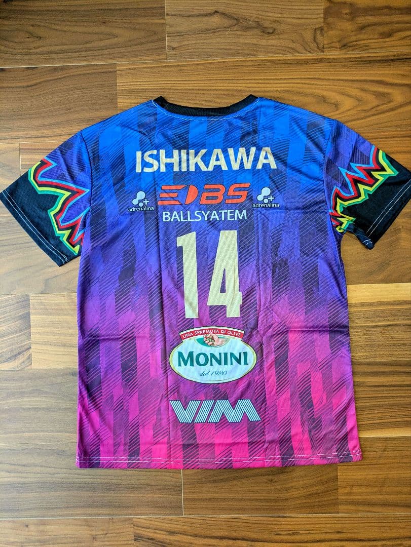 ☆石川祐希選手 ペルージャ　ユニフォーム　ゲーム　シャツ　バレーボール　ジャージ