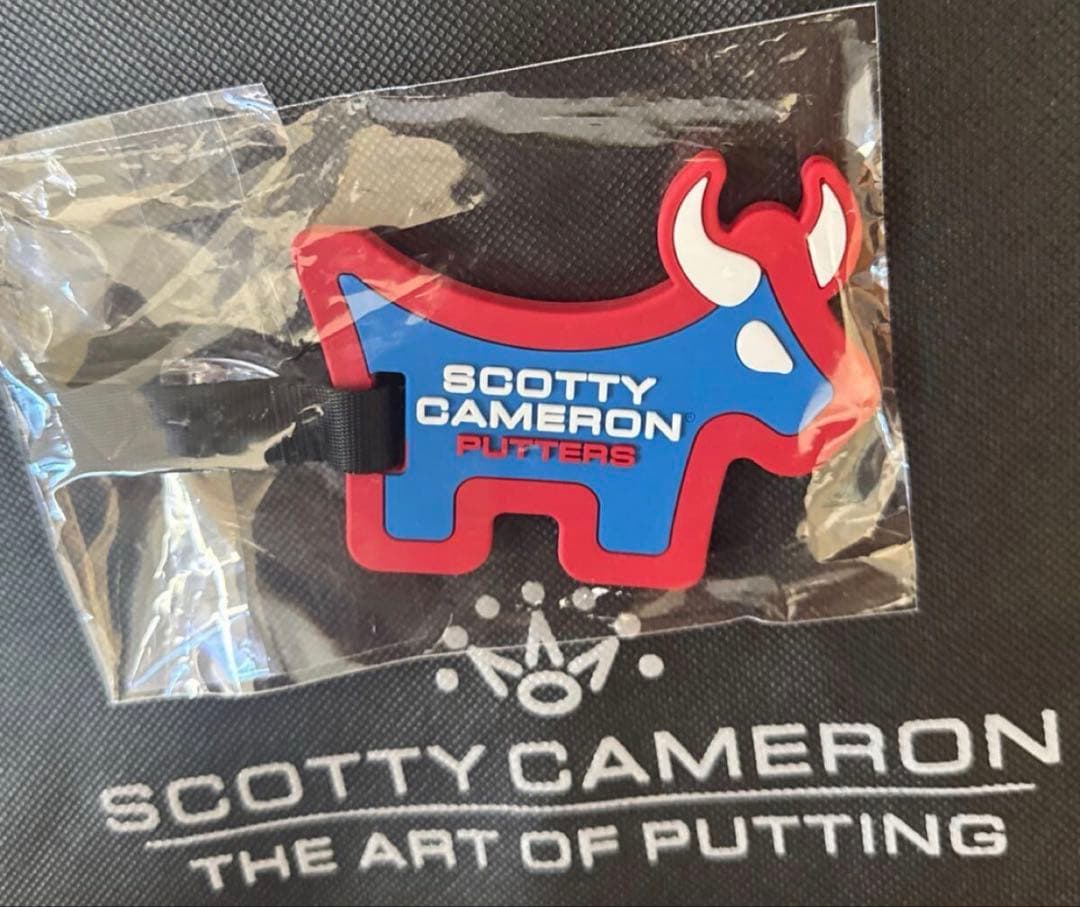 スコッティキャメロン◆スコッティドッグ 青/赤 パターカバー リーシュ ◆レア品