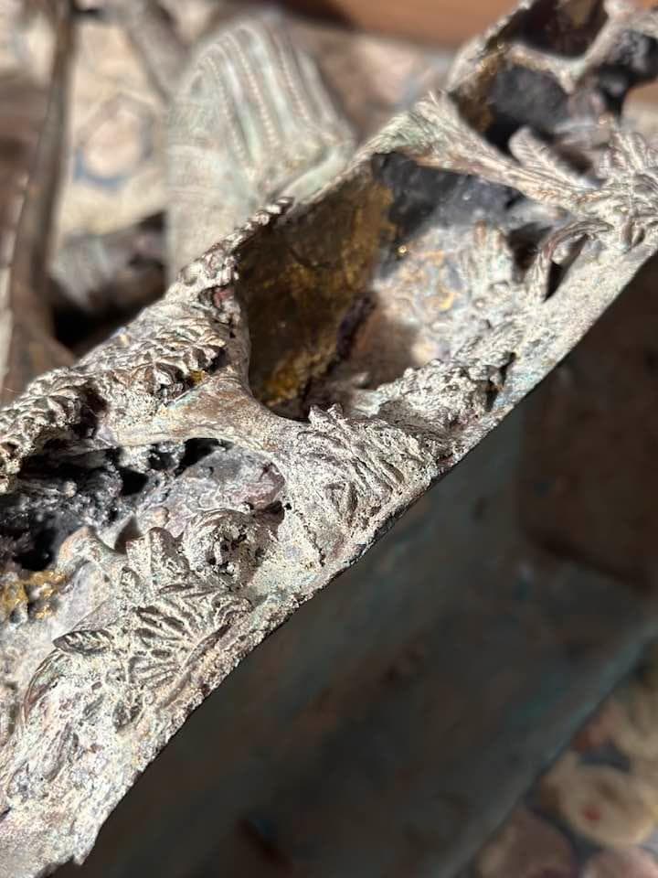 【貴重】タイ仏像　19世紀　古銅鍍金仏 ガンダルヴァ