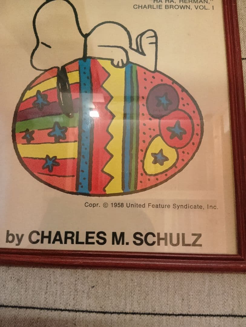 SNOOPY ポスター 1958年　イースターエッグ