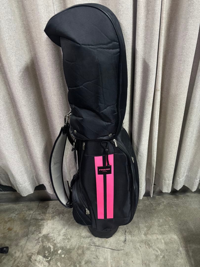 バック美品‼️FIGARO PARIS ゴルフバッククラブセットハーフセット7本