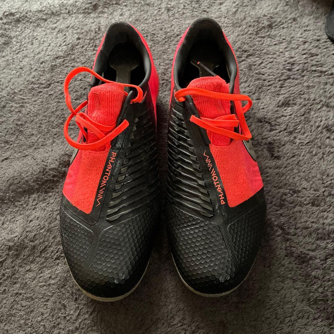 NIKE PHANTOM VNM スパイクシューズ 黒/赤