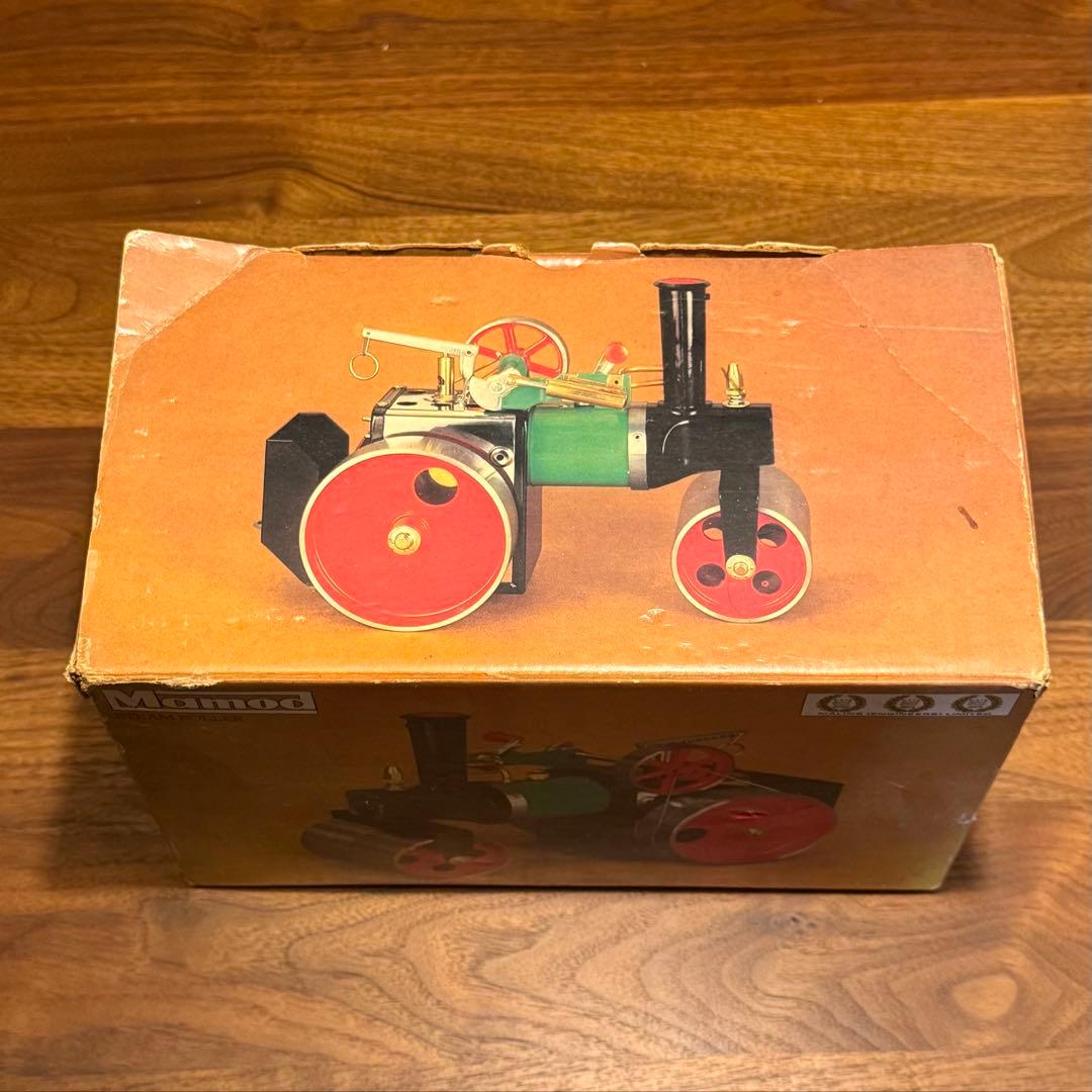 希少未使用☆Mamod社製スチームエンジン【スチームローラー】イギリス製 蒸気