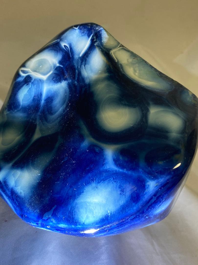 2631❣️ ブルー　メノウ　瑪瑙 天然石 ジャスパー　希少