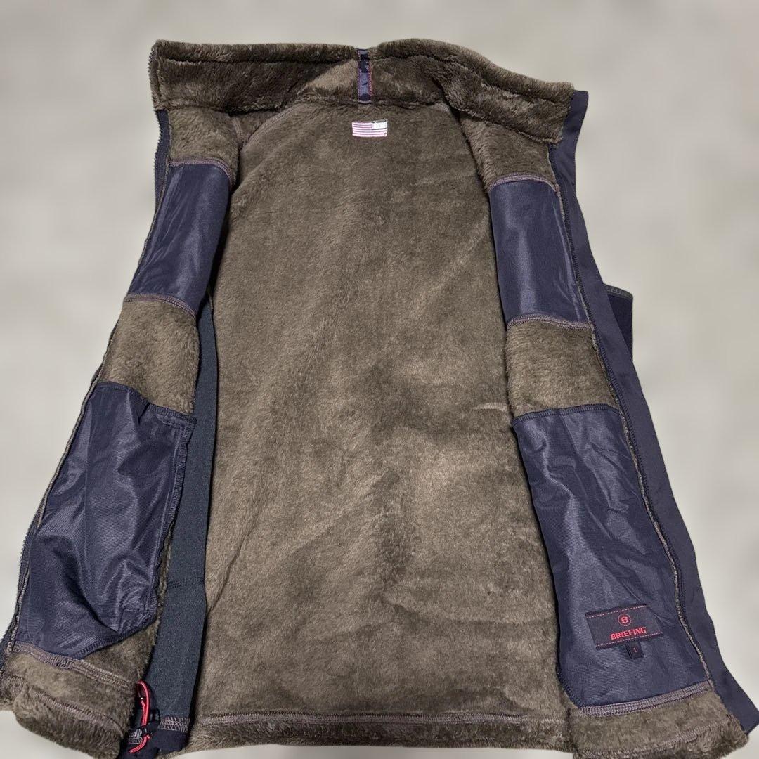BRIEFING GOLF フリースベストL