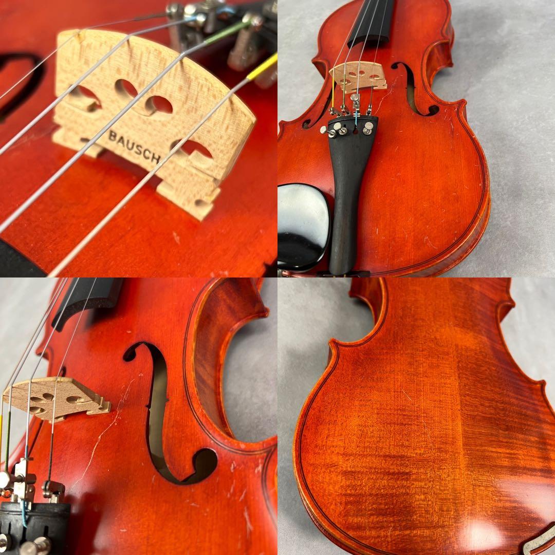 希少　キソスズキ　バイオリン　No.500　4/4　1983年製　SUGITO弓