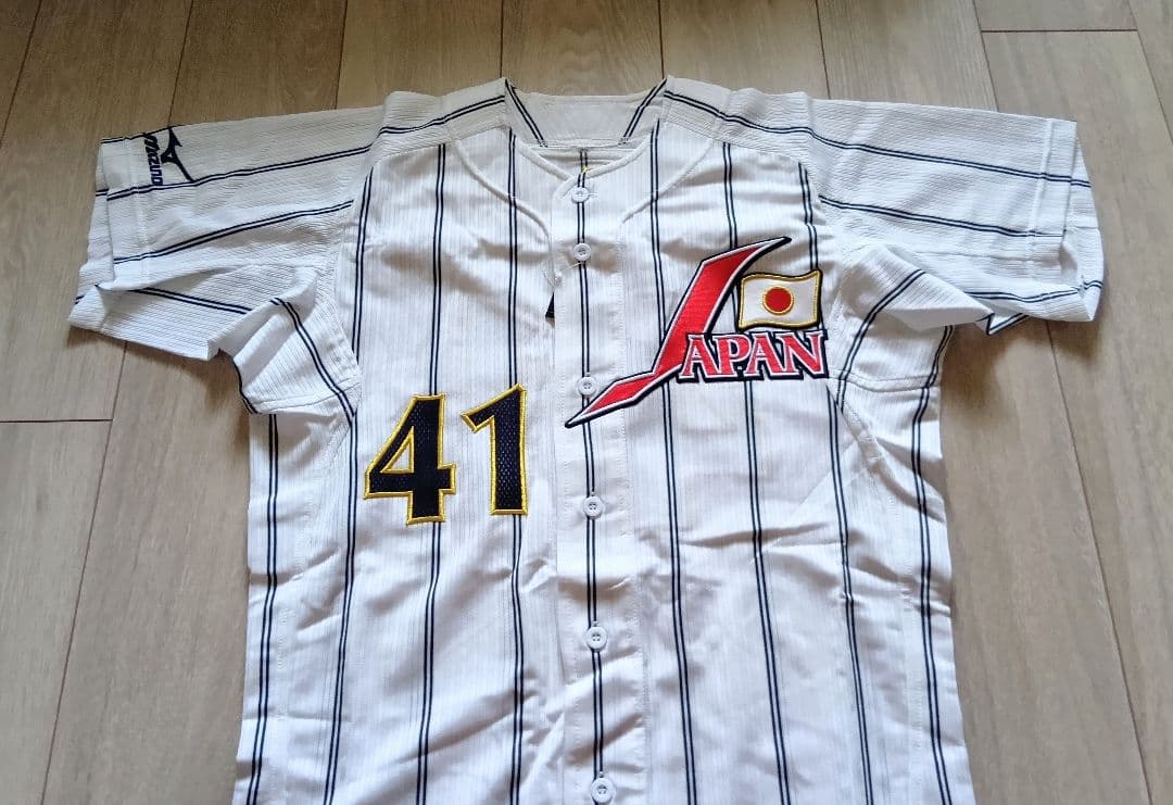 【プロモデル　タグ袋付】北京オリンピック　稲葉　ユニフォーム　ミズノプロ　L