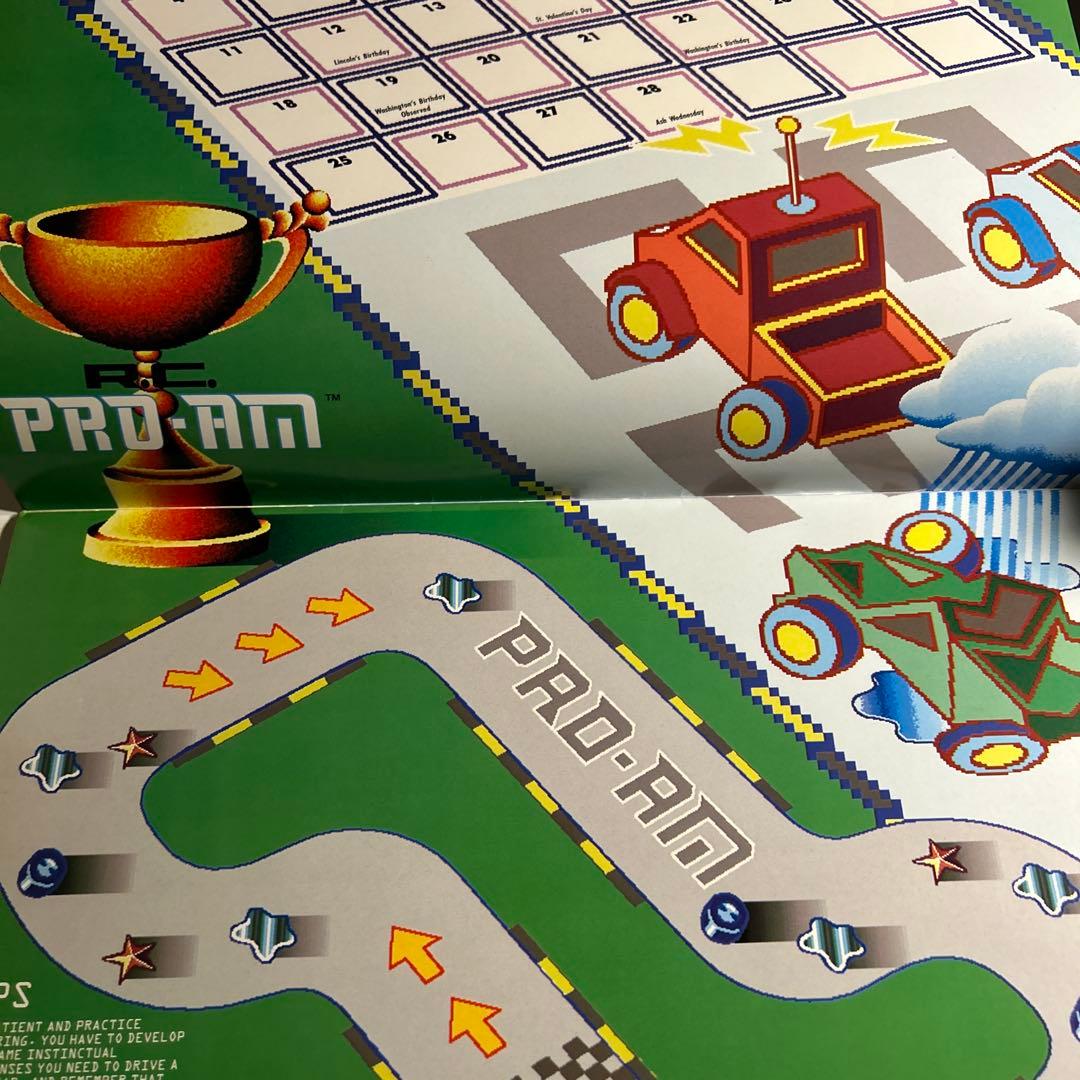 「任天堂1990カレンダー」スーパーマリオ　ゼルダの伝説　メトロイドパルテナの鏡