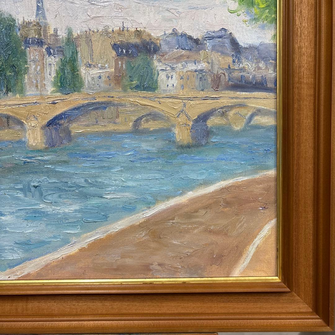 画家　梶田英一　油彩画