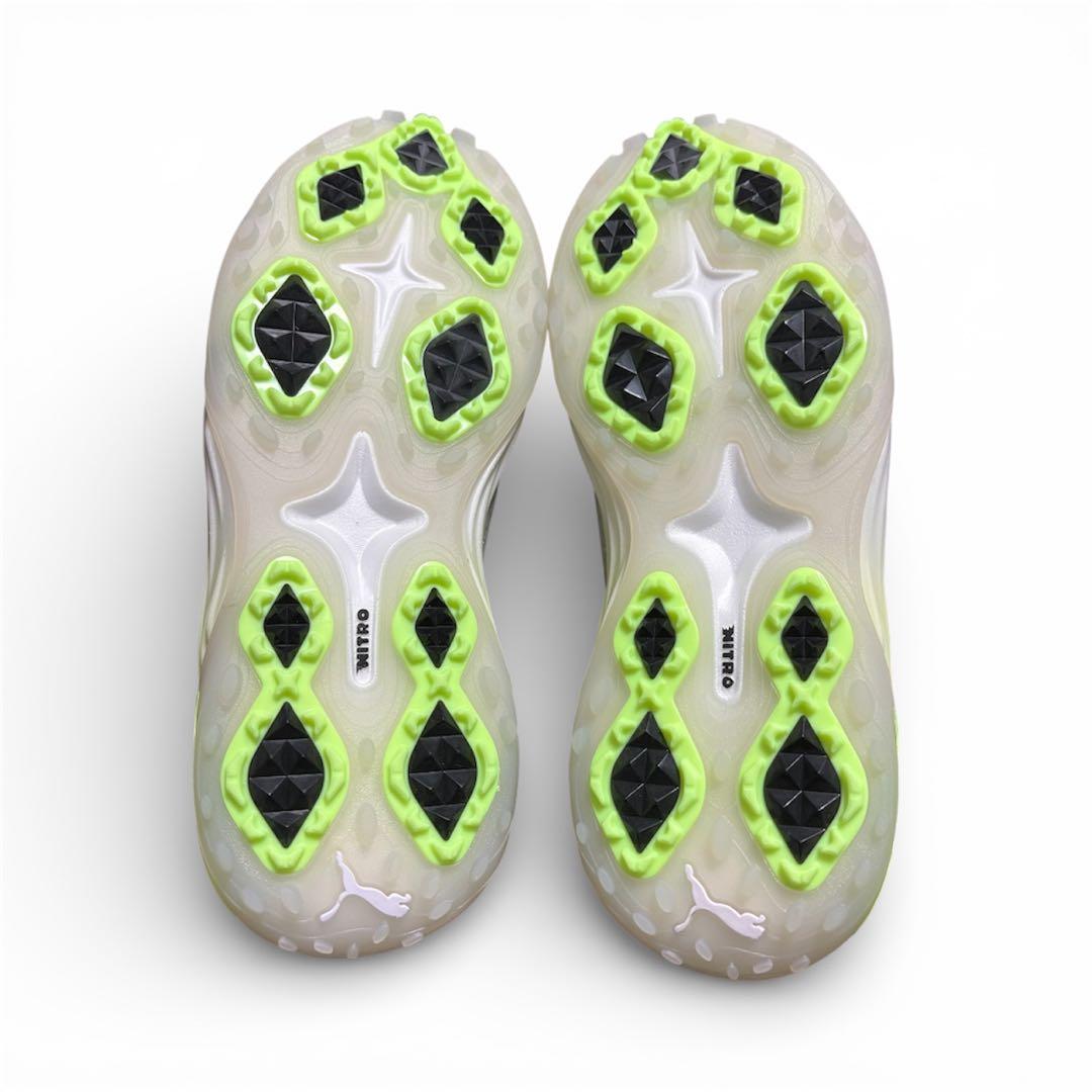 Puma DISC ゴルフシューズ ホワイト/ブラック/ライム　プーマ　26cm