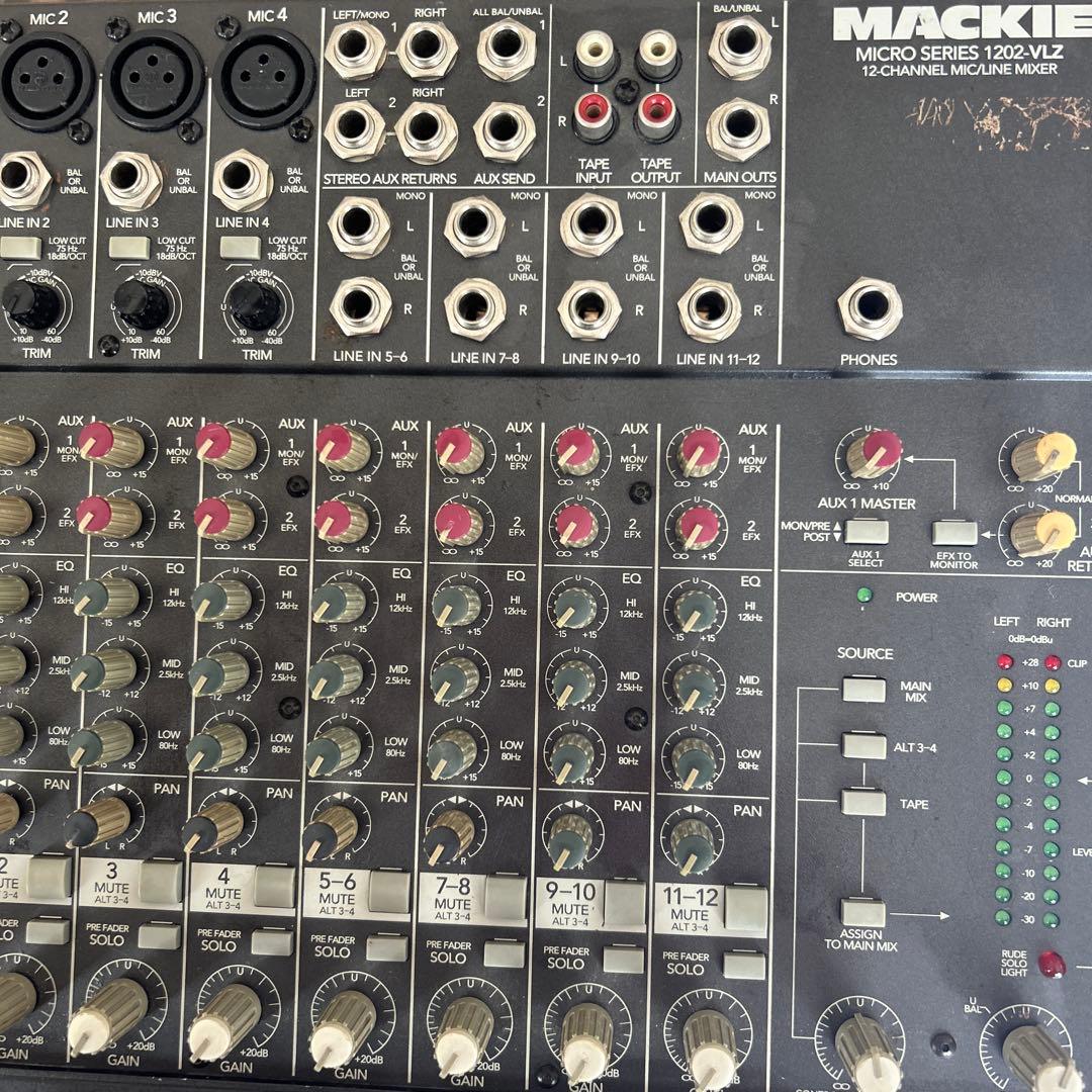 MACKIE 1202-VLZ アナログミキサー 12チャンネル