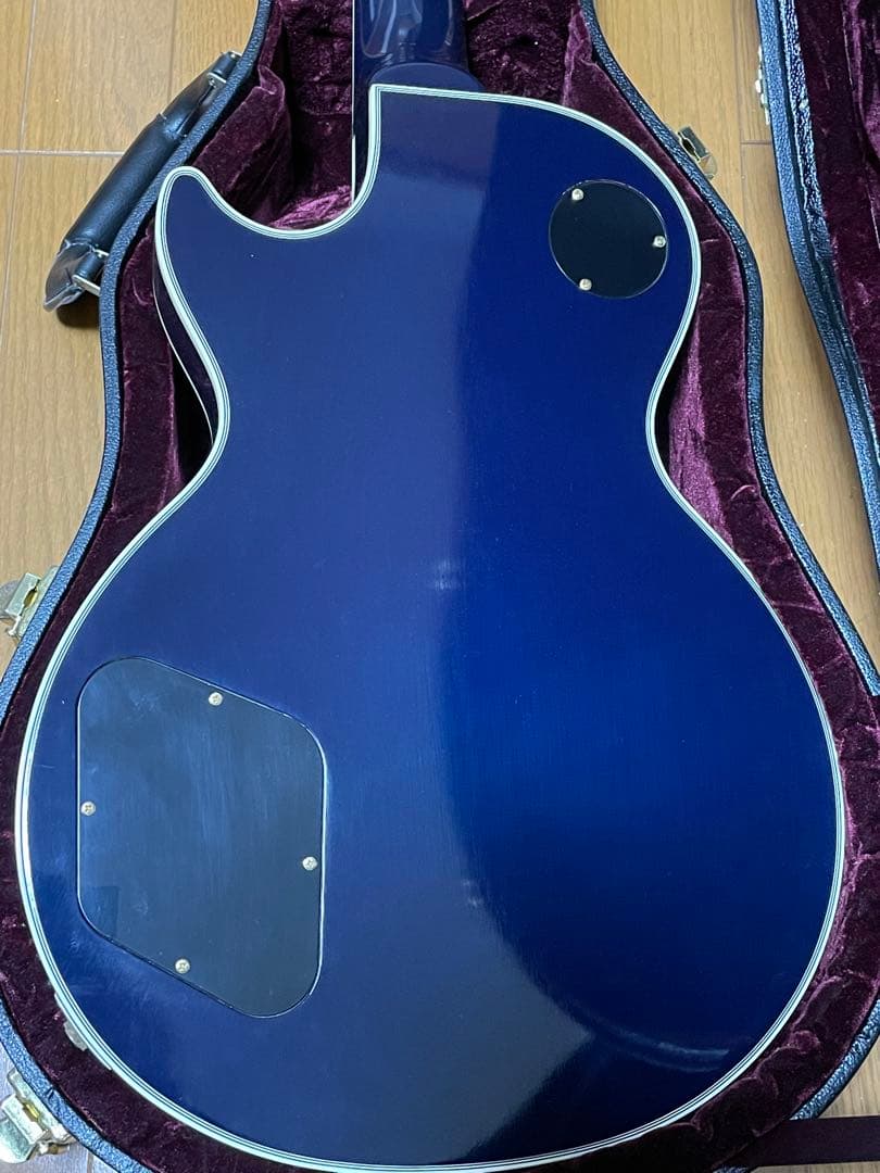 Gibson Les Paul Custom インディゴブルー　キルトトップ