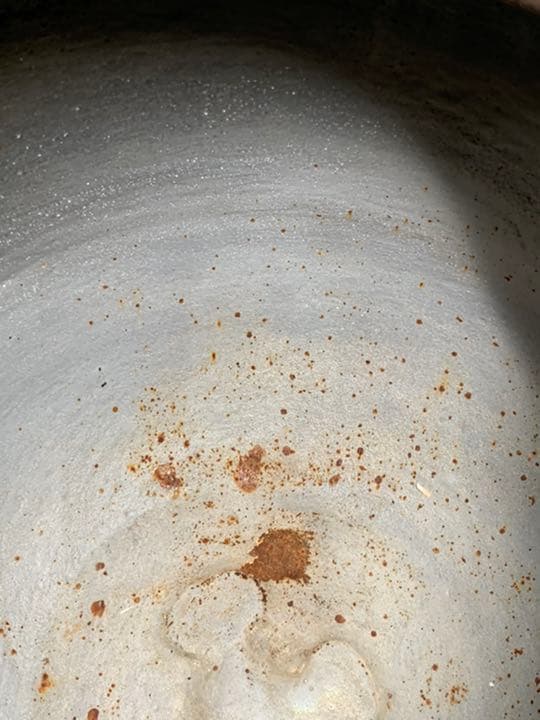 k430 浜松地紋　浄栄　肩衝釜　茶道具