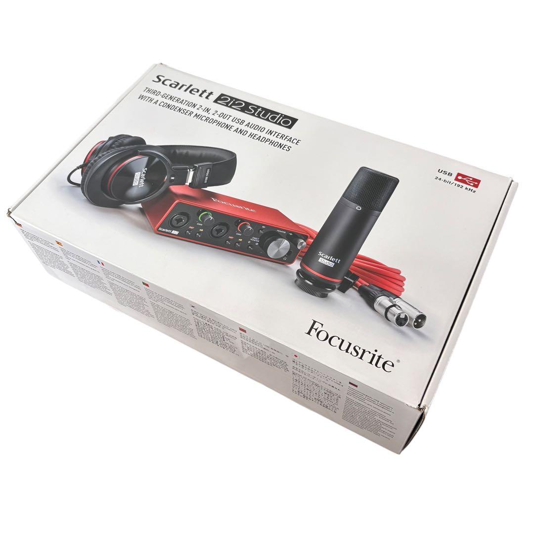 DTM・DAW Focusrite Scarlett 2i2 Studio 3rd Gen