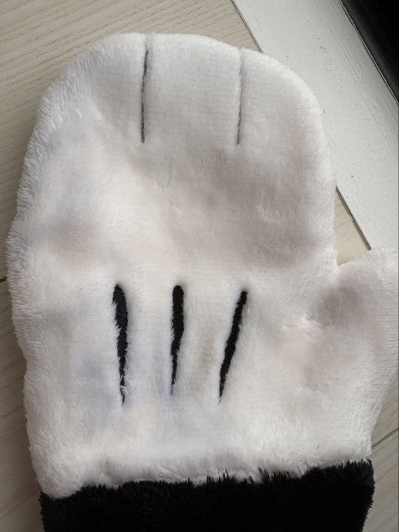 ミニーマウス風マフラーキャップ