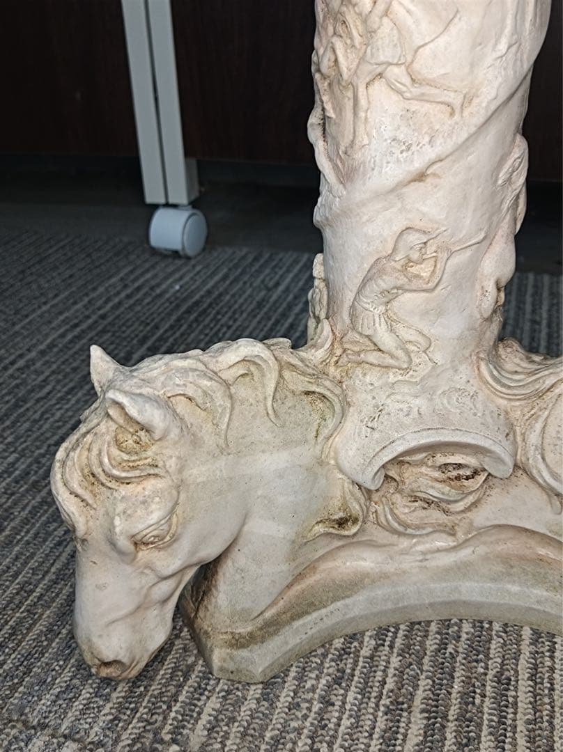 [八5790] 装飾台座　燭台　高さ約49㎝