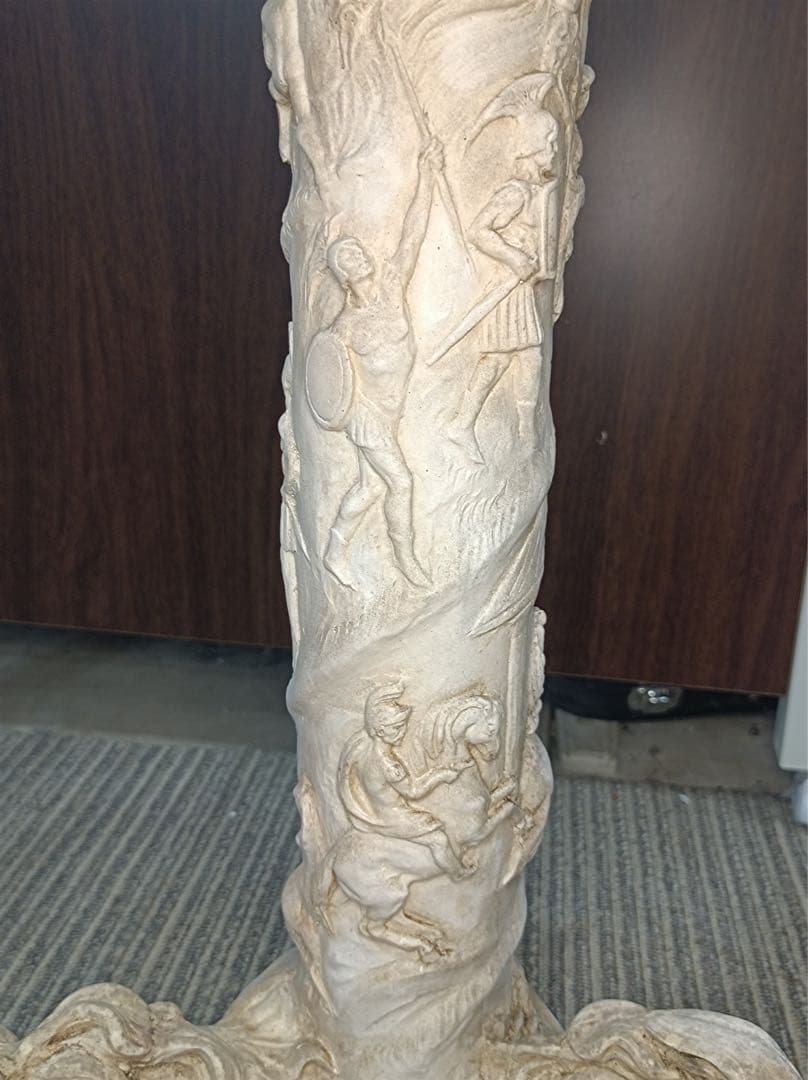 [八5790] 装飾台座　燭台　高さ約49㎝