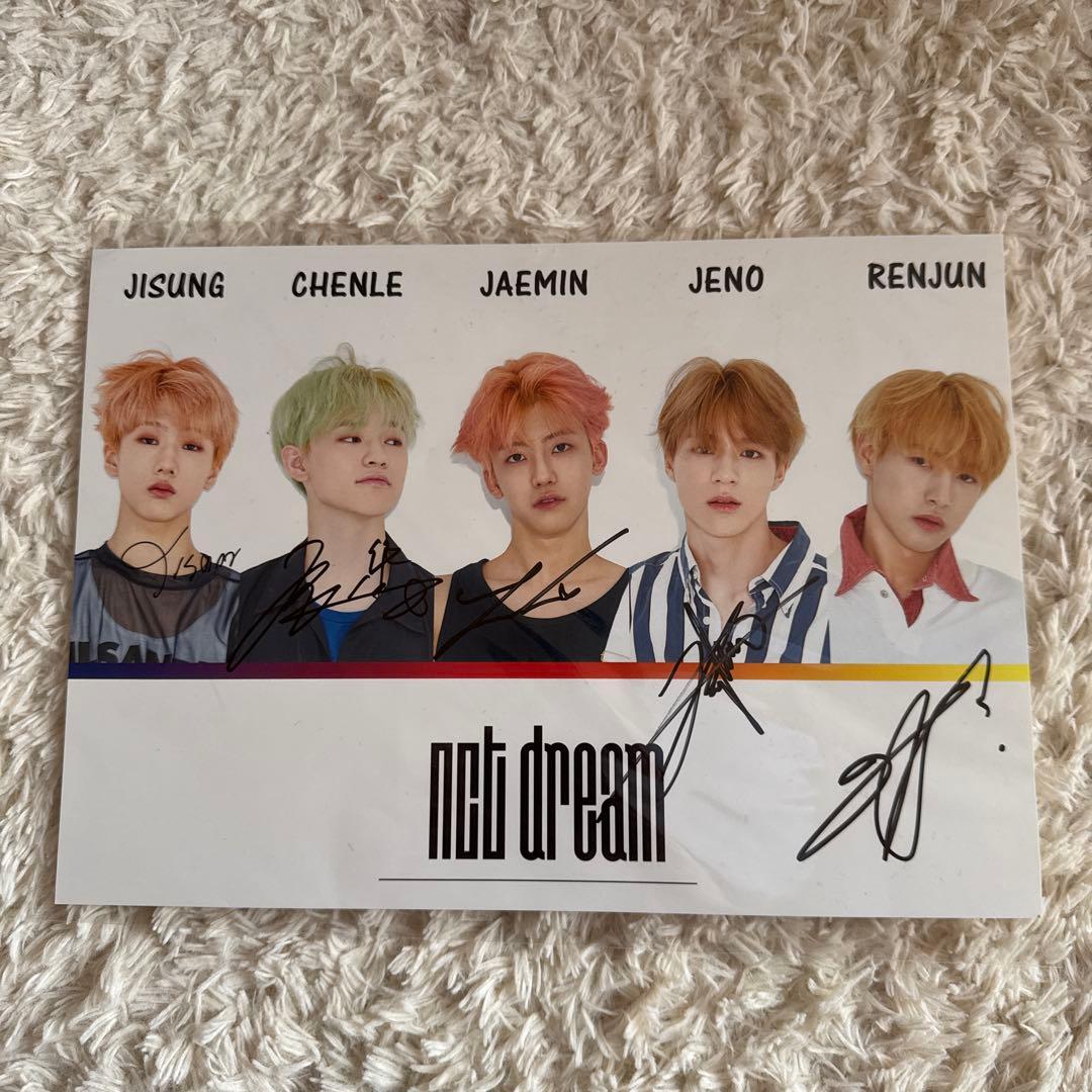 nct dream サイン入りポスター