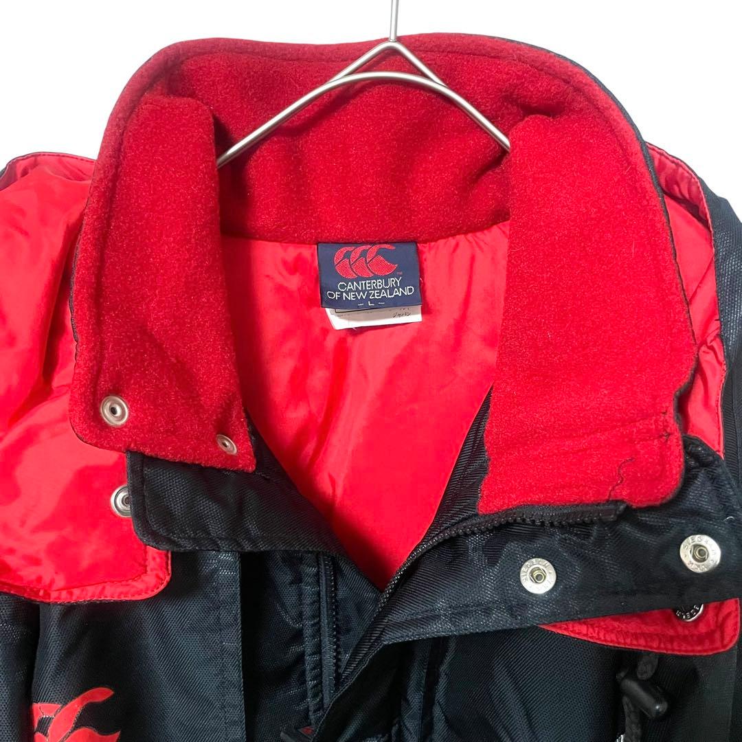 CANTERBURY × ALL BLACKS ベンチコート L バックプリント