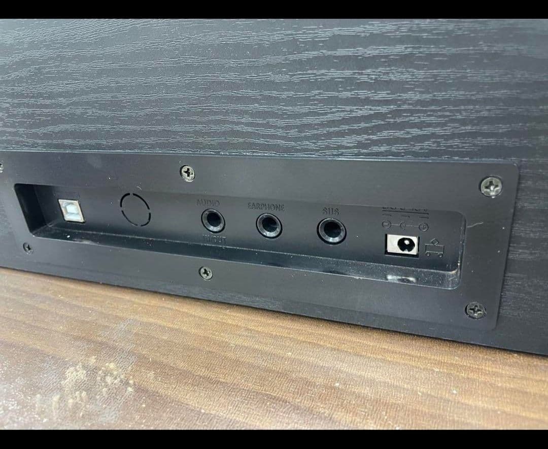 電子ピアノ88鍵盤　ハンマーアクション鍵盤　3本ペダル　ブラック