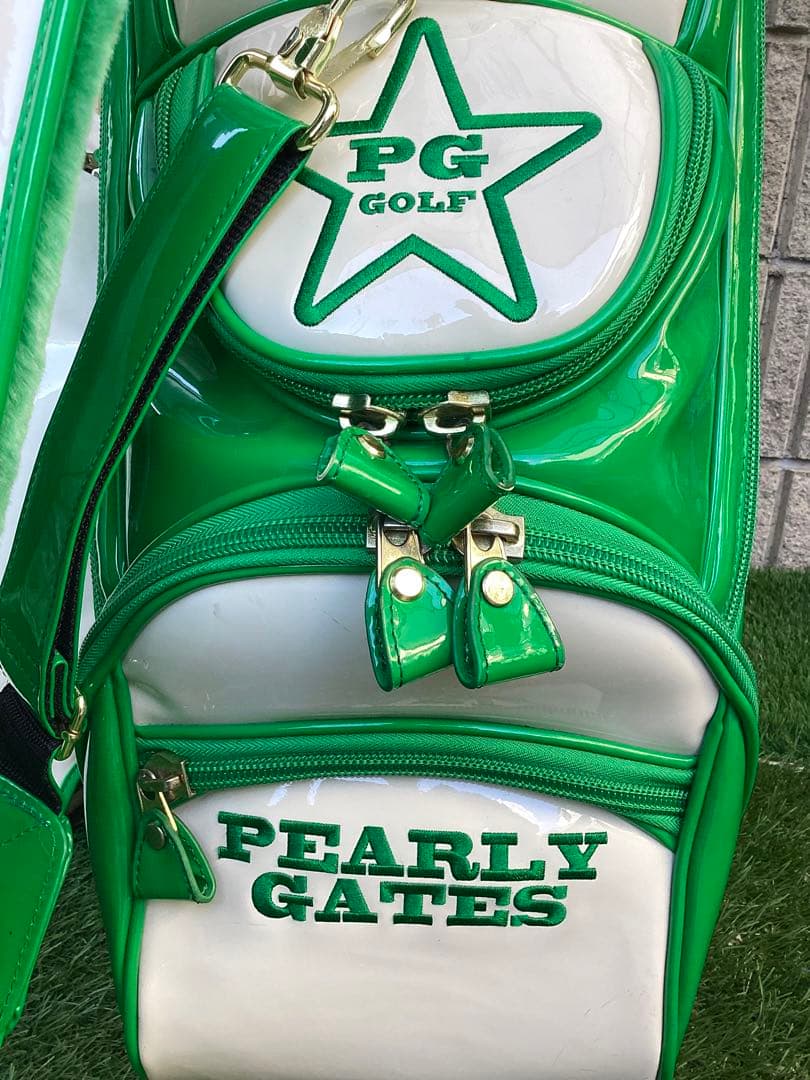 ち*ん様 パーリーゲイツエナメルキャディバッグ