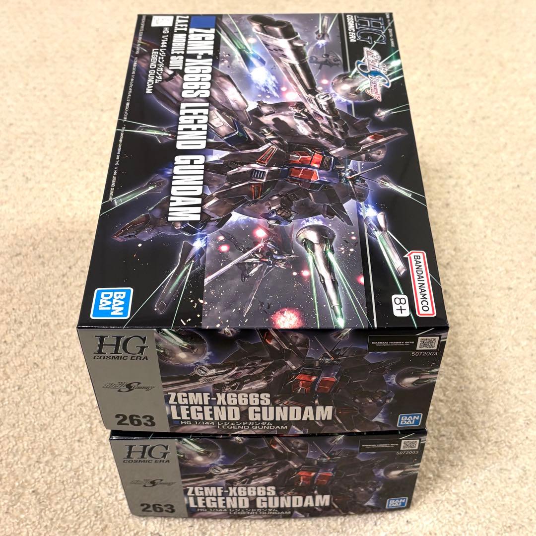 HG 1/144 レジェンドガンダム 2個セット 新品未開封