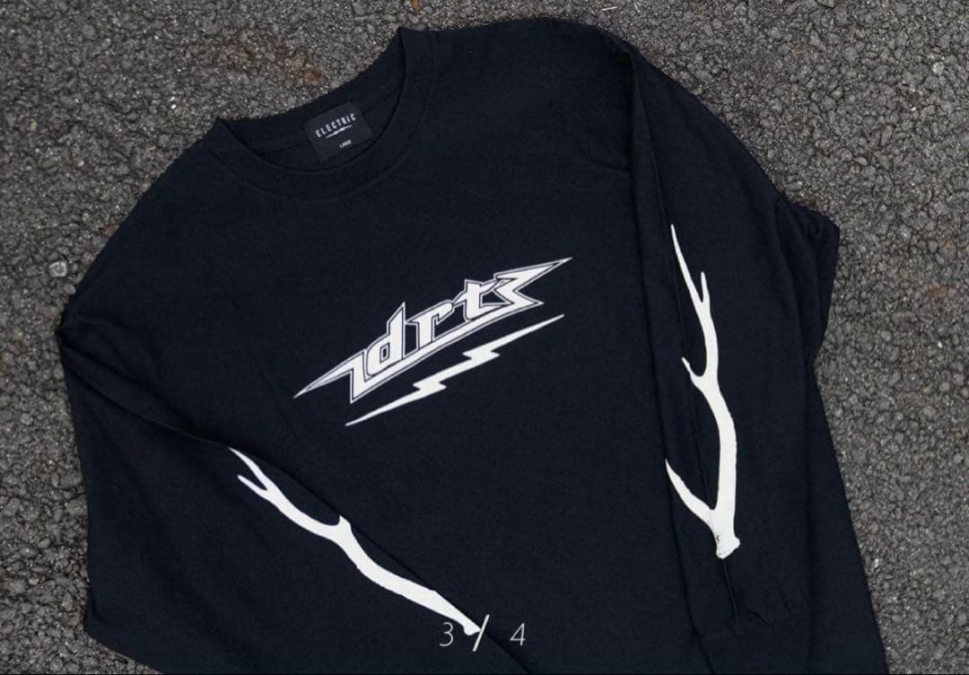 ☆新品☆完売☆レア☆DRT×エレクトリック　トロフィーショットドライ　ロンT　L