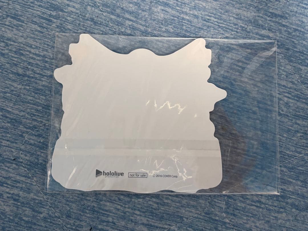 ホロライブ　白上フブキ&兎田ぺこら　直筆サインカード