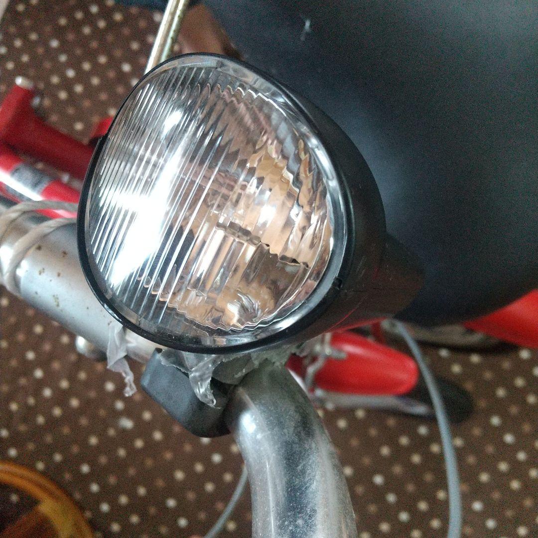 激レア マーチャリ 日産マーチ ノベルティ　折り畳み自転車　赤色　I LOVE