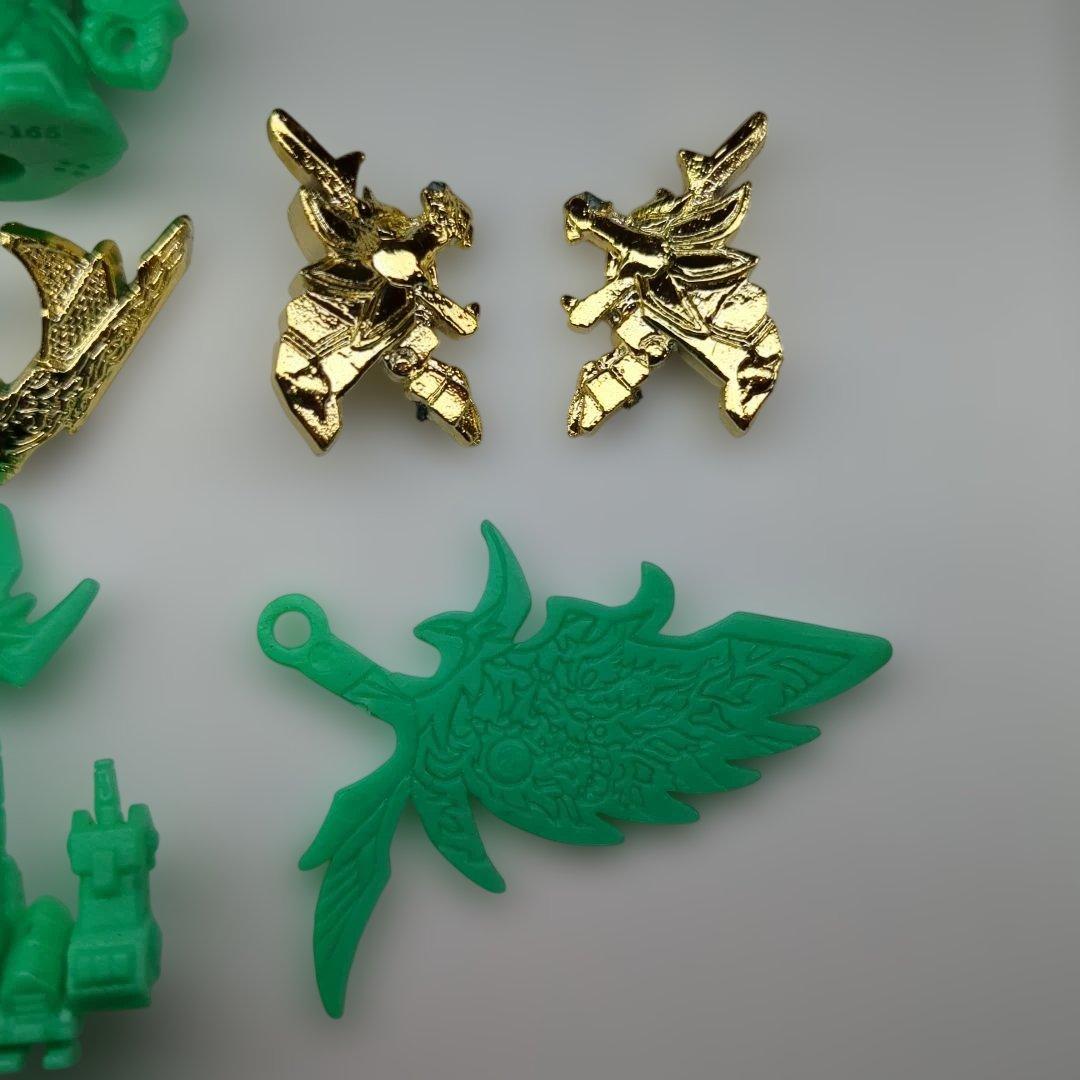 輝神大将軍　獅龍凰　ガン消し 金メッキ