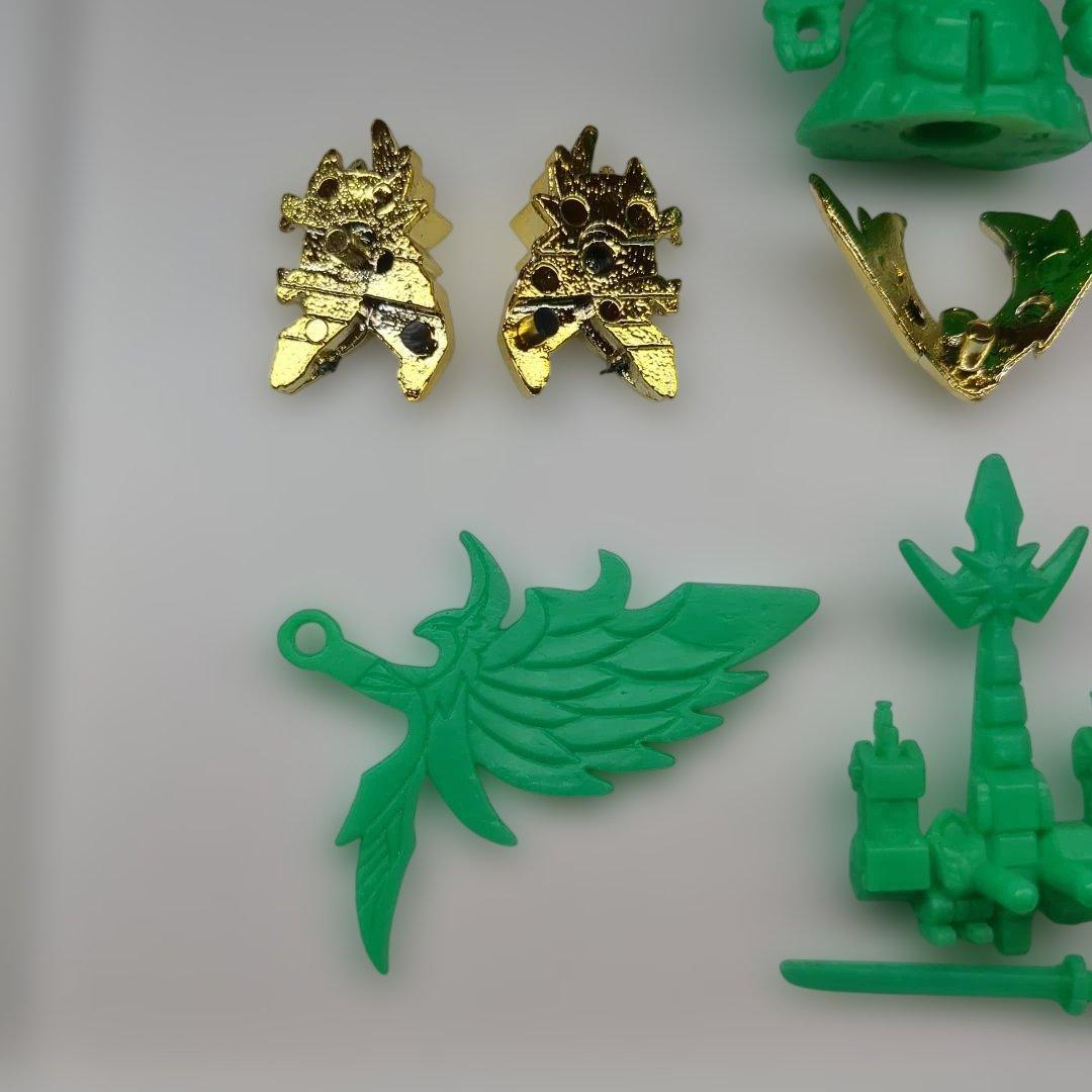 輝神大将軍　獅龍凰　ガン消し 金メッキ