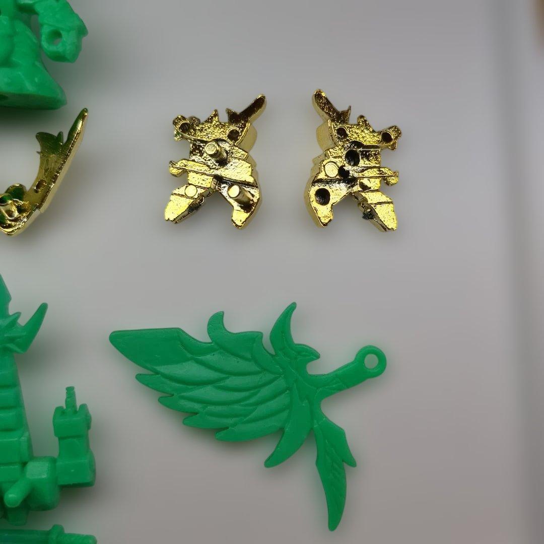 輝神大将軍　獅龍凰　ガン消し 金メッキ