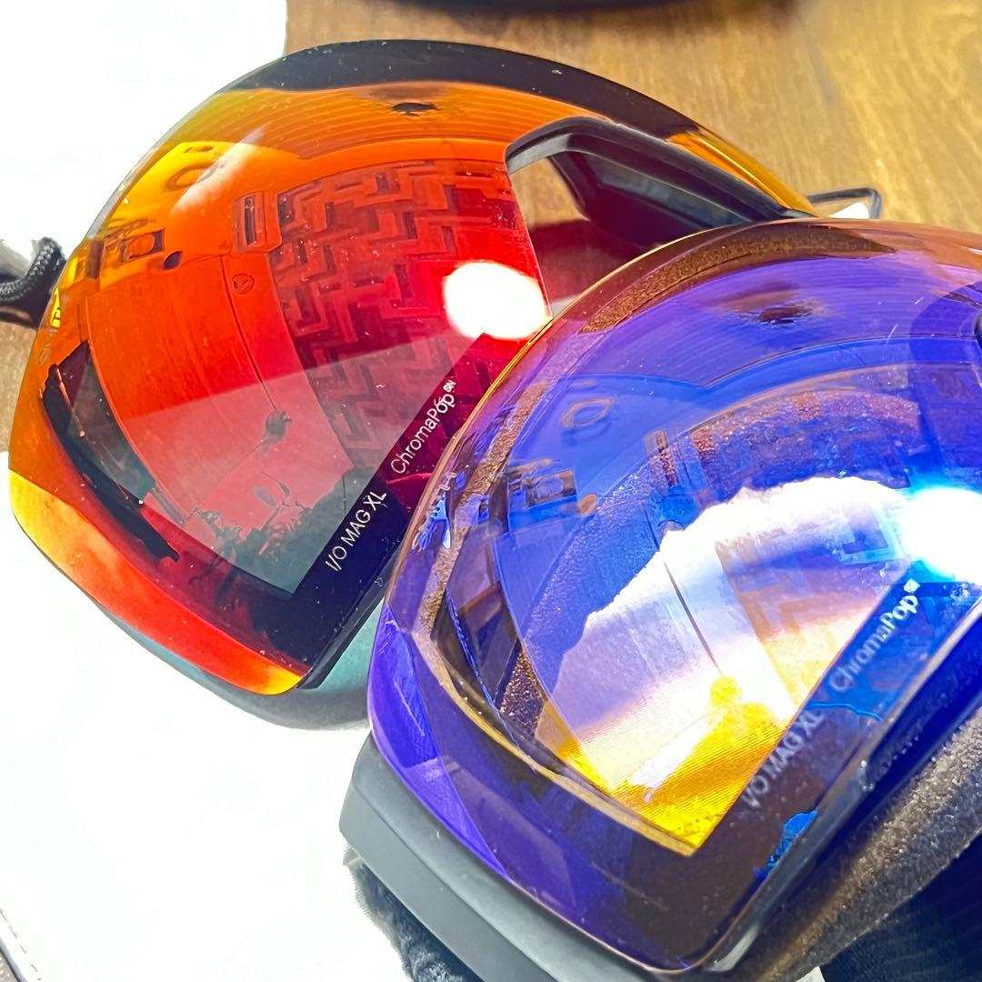 美品☆SMITH スミス I/O MAG XL Chromapop ゴーグル☆