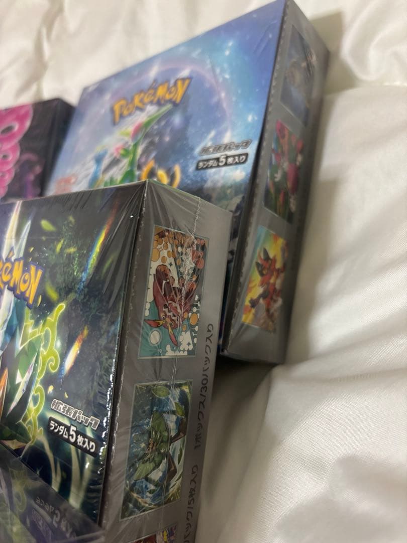 ポケモンBOXまとめ売り8BOXシュリンク付き、バラ売り不可