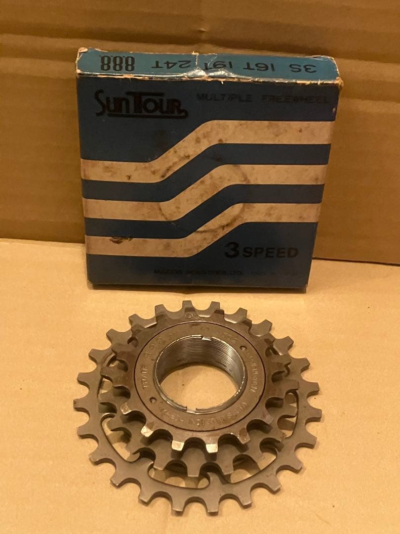 値下げ SUNTOUR 3段フリー 8.8.8. 前田 ピスト 競輪 トラック