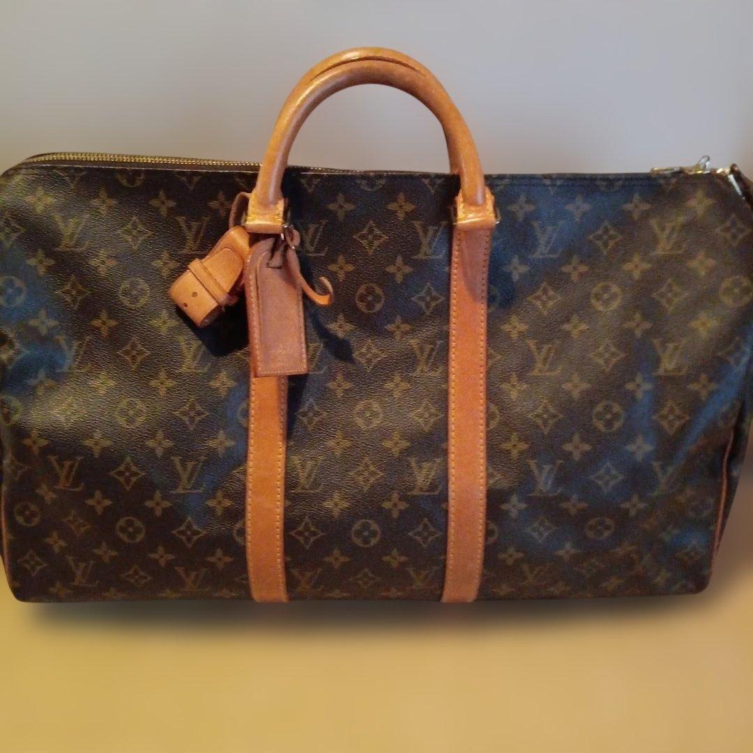 Louis Vuitton ボストンバッグ ブラウンキーポール50