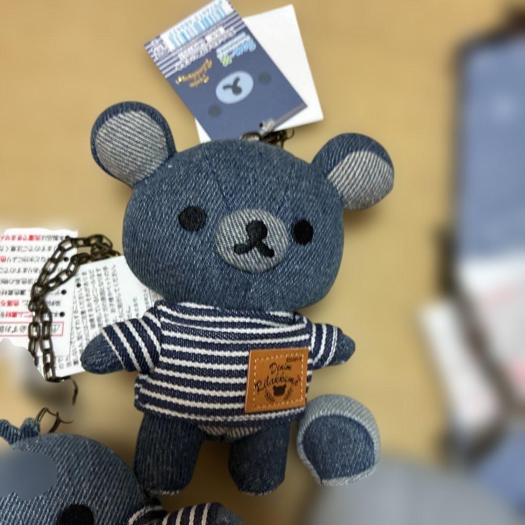 左下！リラックマ　ぬいぐるみ　デニムハウス限定　軽井沢