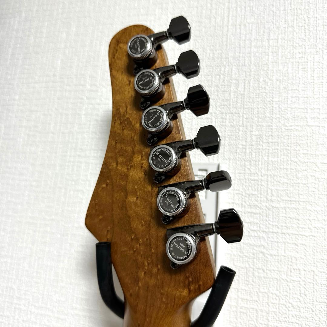 エレキギター　レリック加工