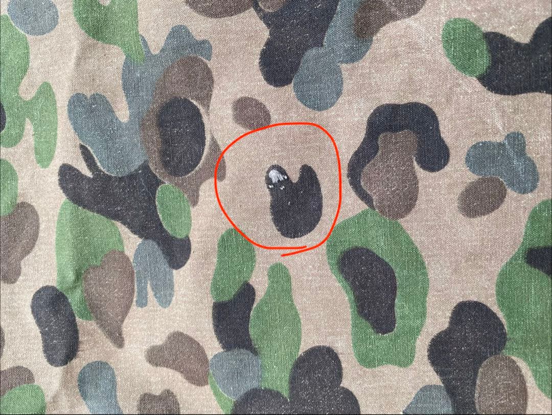 60sビンテージ　オーストリア軍　スワンプカモ　ツェルトバーン　軍幕　ポンチョ④