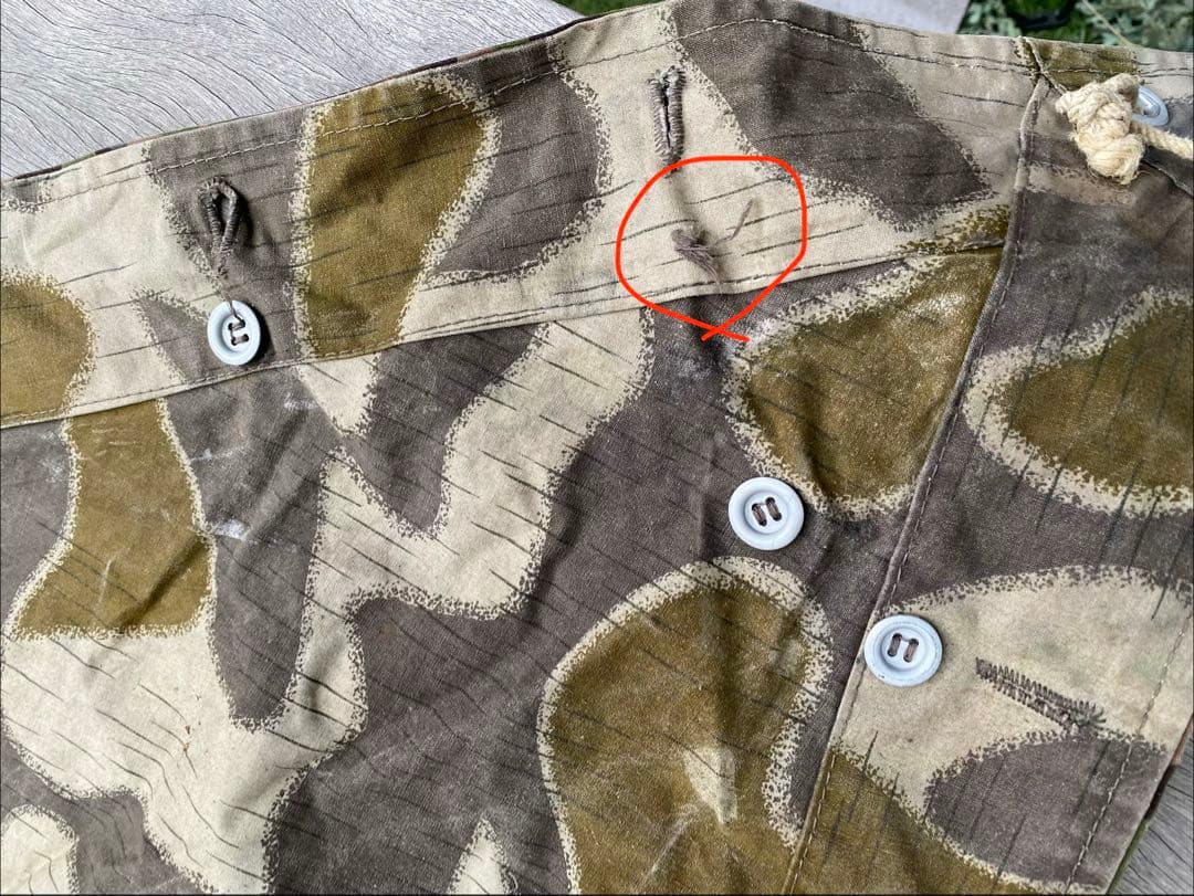 60sビンテージ　オーストリア軍　スワンプカモ　ツェルトバーン　軍幕　ポンチョ④